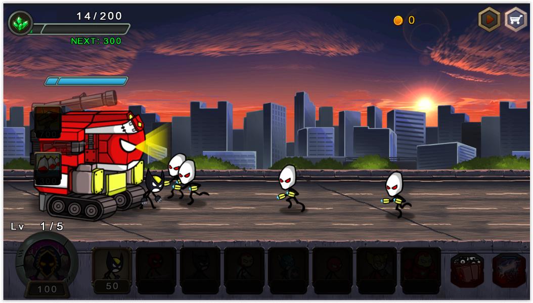 HERO WARS: Super Stickman Defense Tangkapan skrin 0