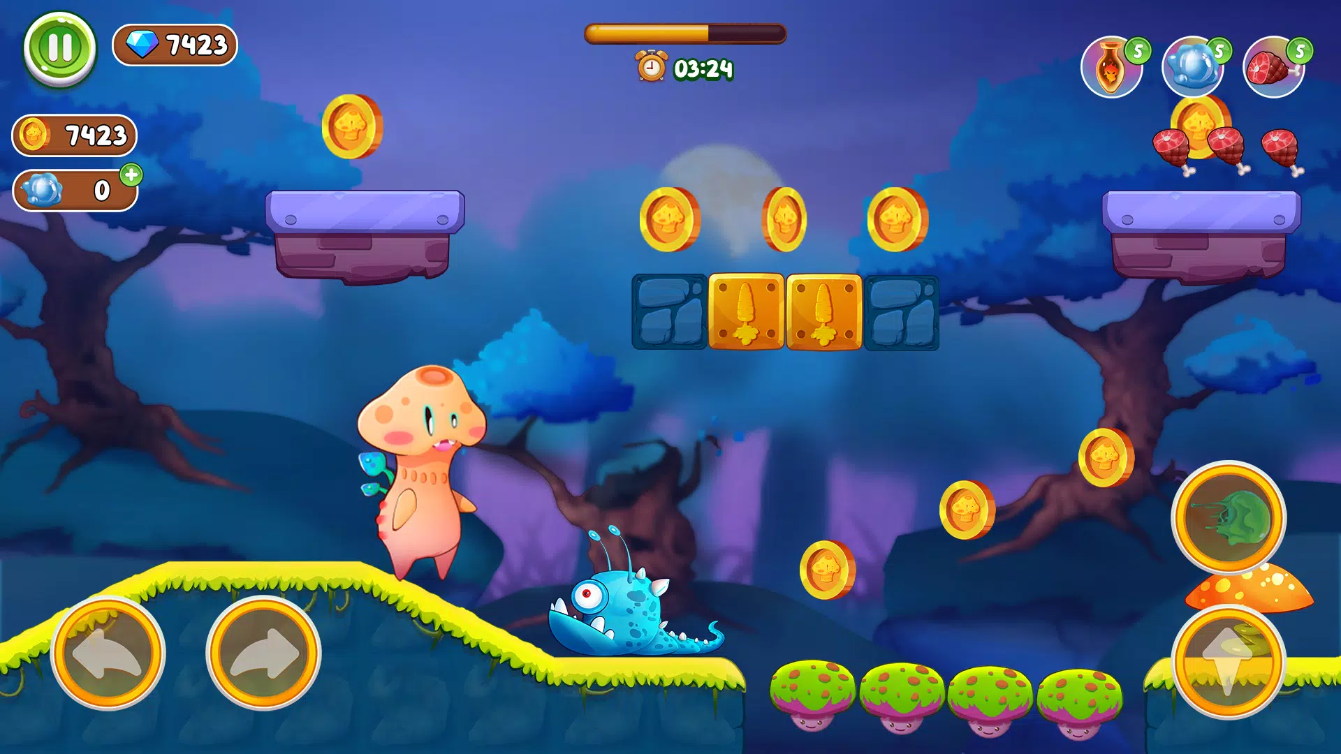 Mushroom War: Legend Adventure Tangkapan skrin 2