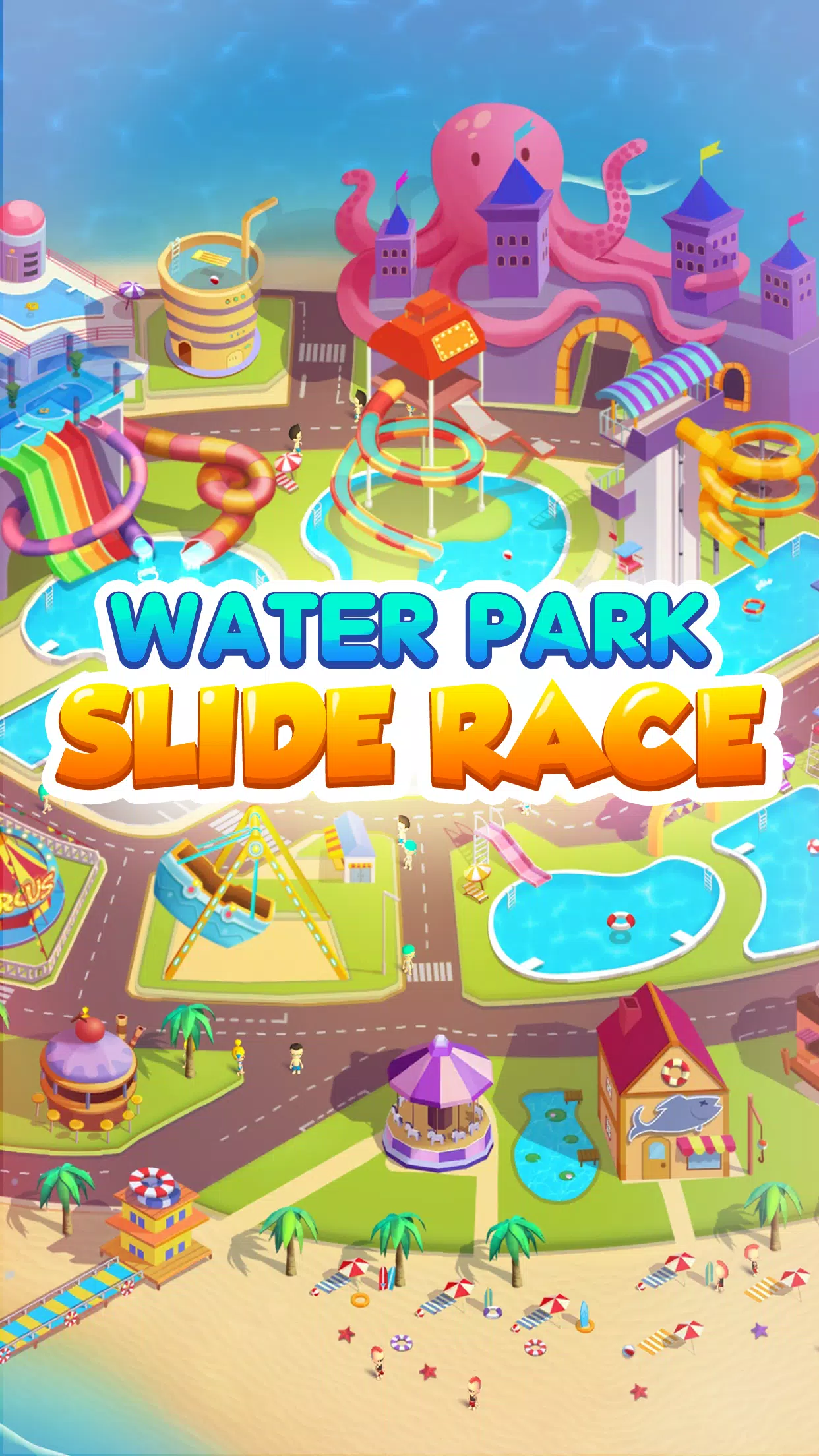 Waterpark: Slide Race Скриншот 0