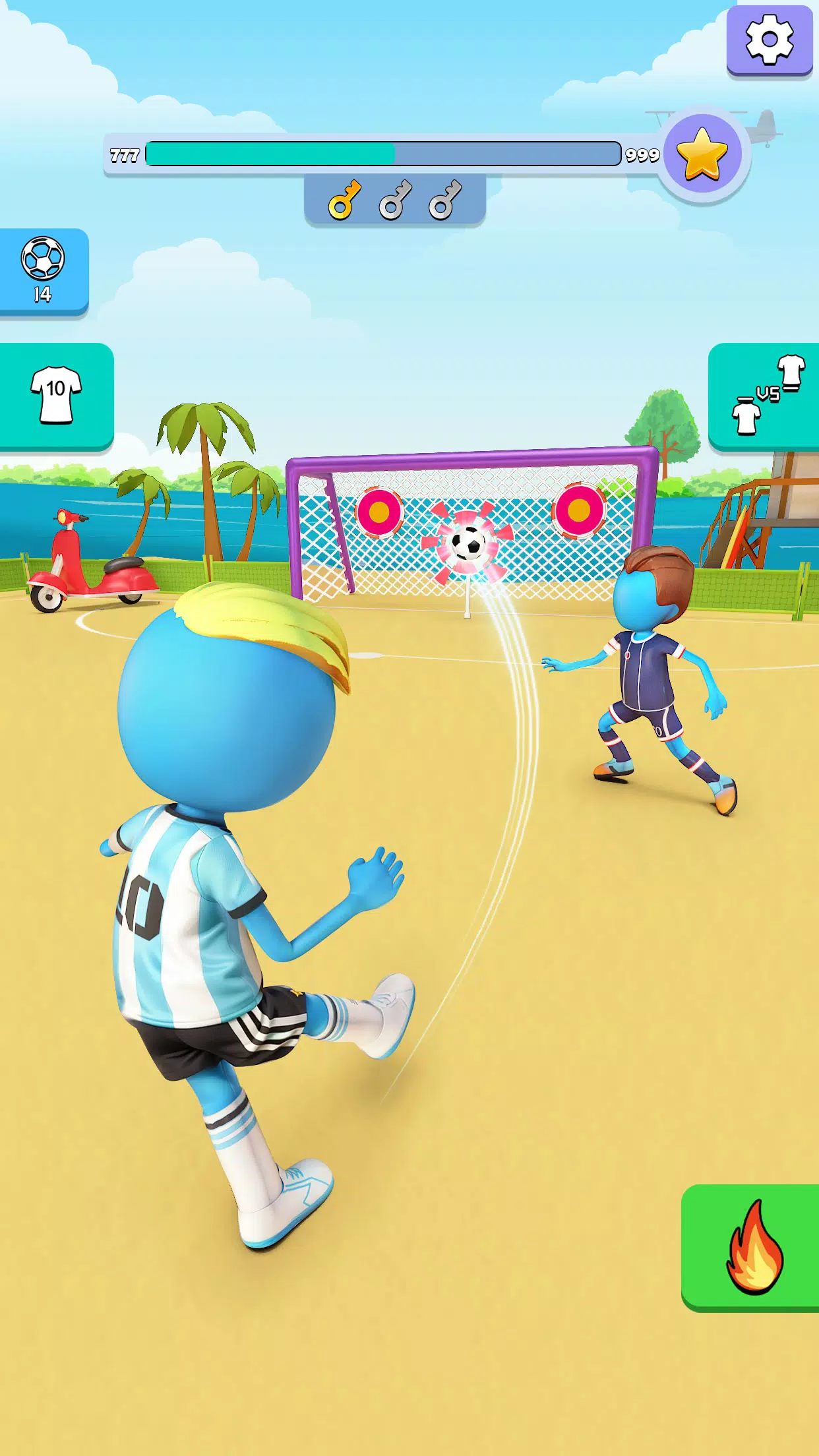 Kick It – Fun Soccer Game Captura de pantalla 2