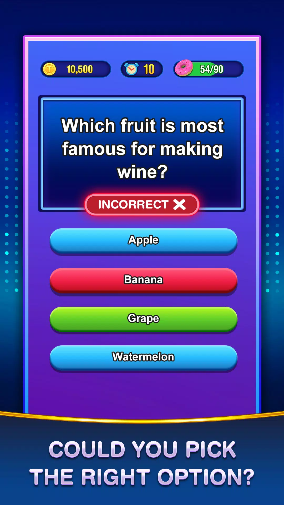 Trivia Crush Captura de tela 1