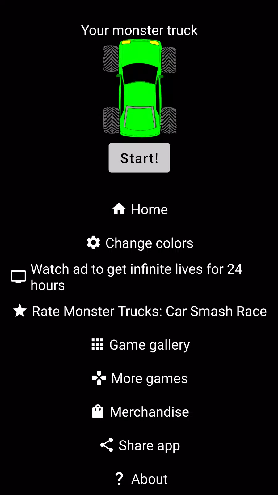 Monster Trucks: Car Smash Race應用截圖第1張