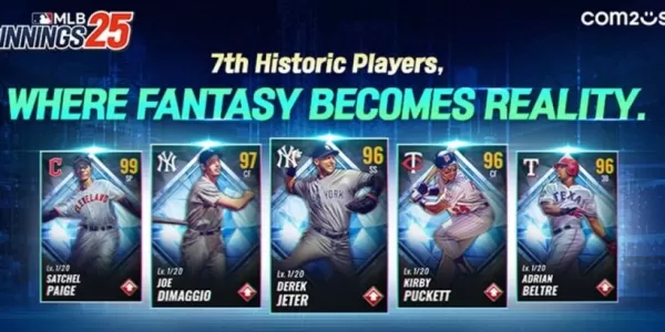 Ang MLB 9 Innings 25 ay naglabas ng 2025 season update, na nagpapakilala ng mga bagong makasaysayang manlalaro