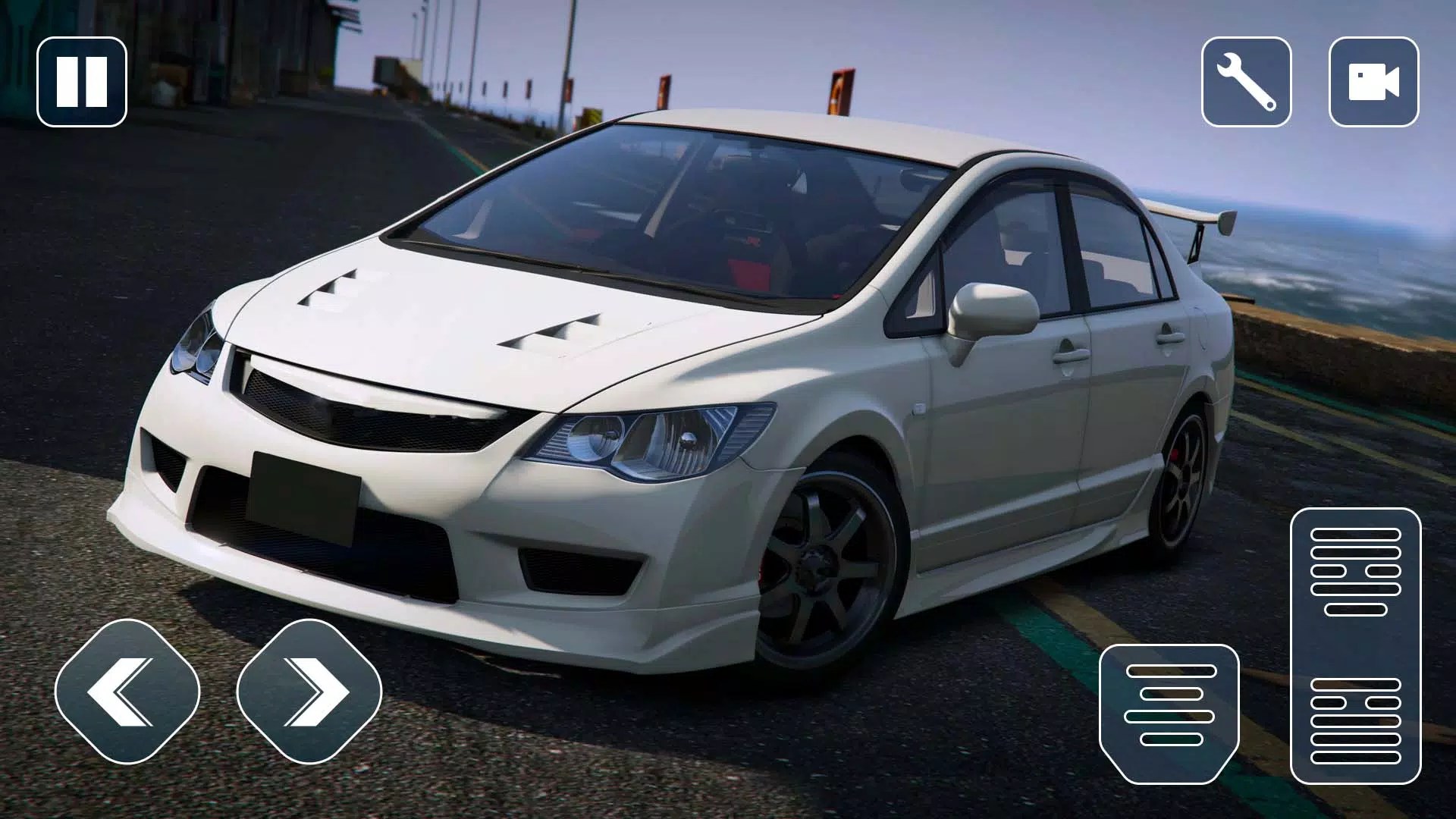 Furious Civic Car City Race Capture d'écran 2