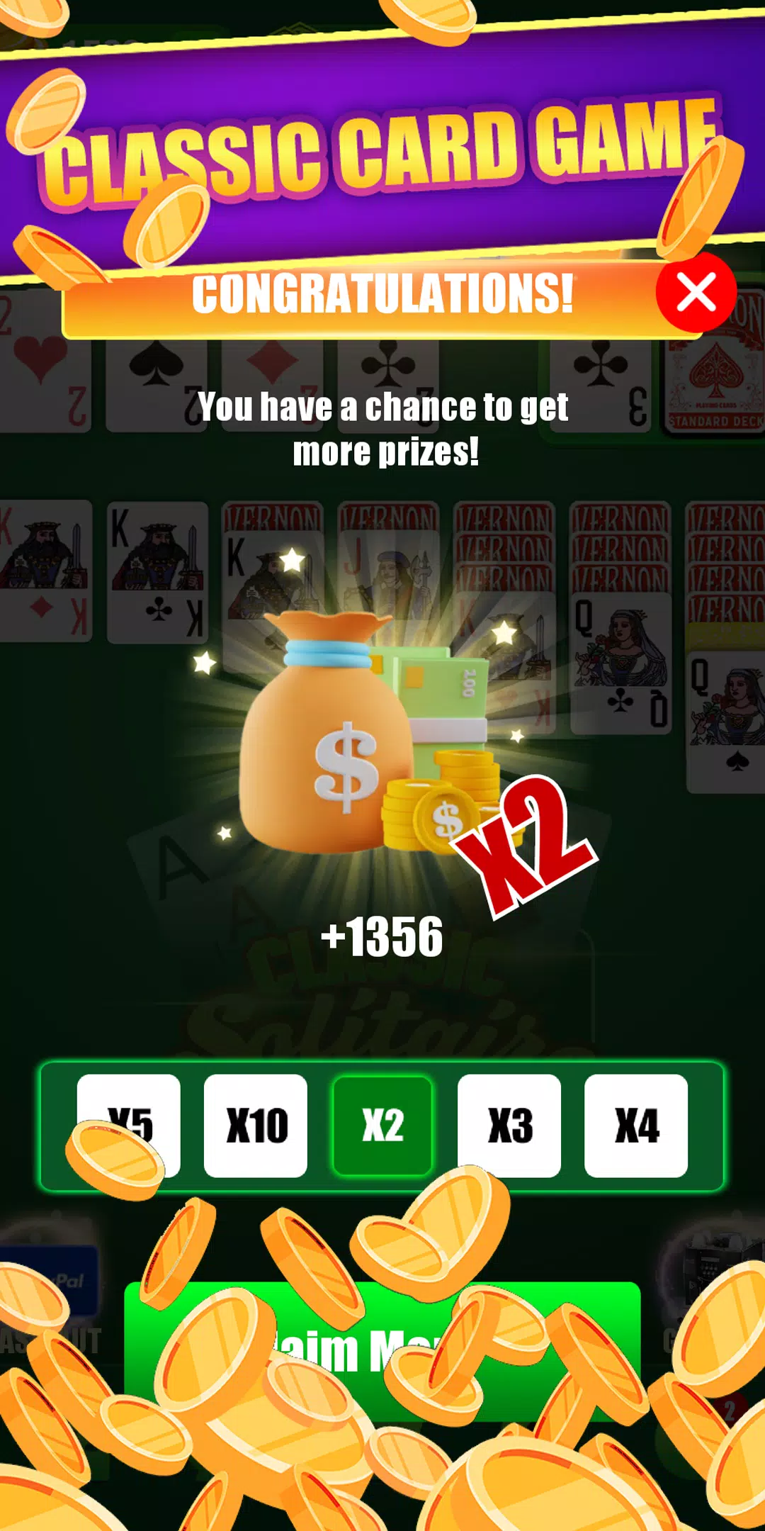 Funny Solitaire-Card Game Ảnh chụp màn hình 1