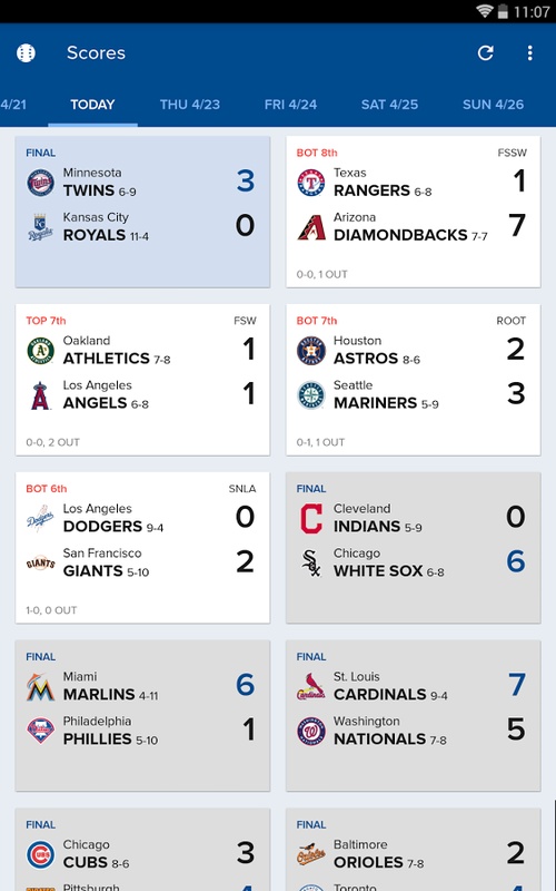 CBS Sports App: Scores & News Tangkapan skrin 0