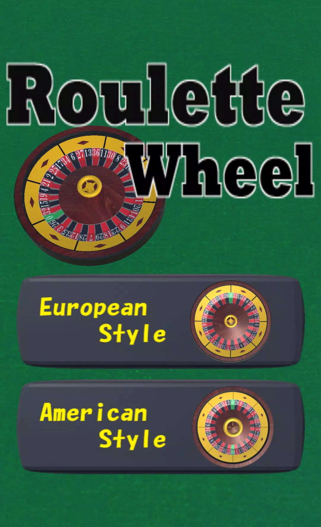 Roulette Wheel Schermafbeelding 0