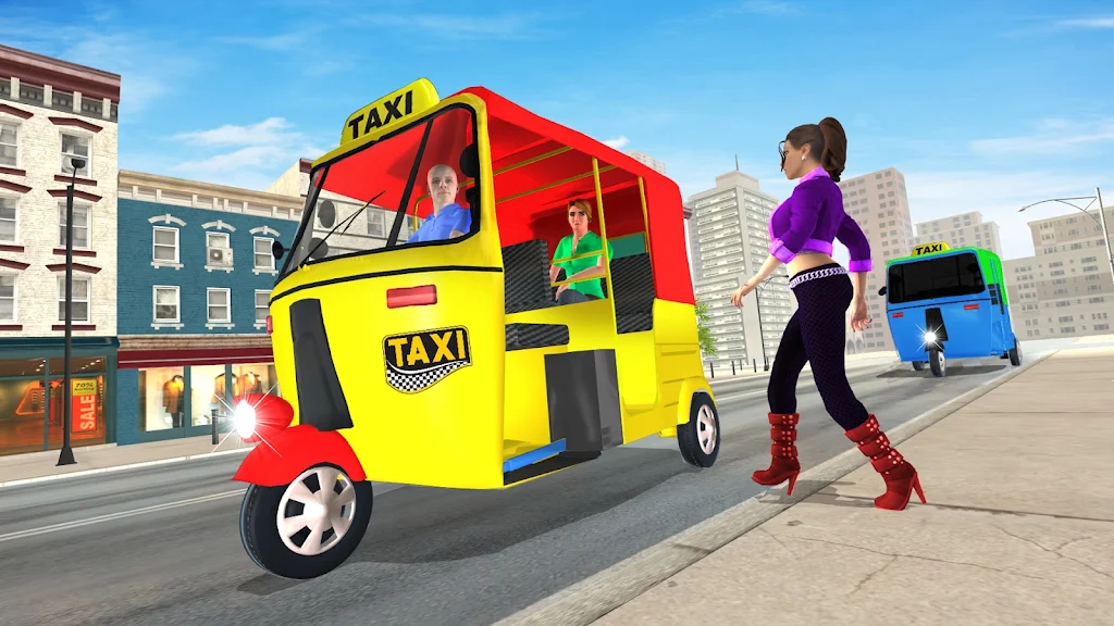 Grand Tuk Tuk Rickshaw Game应用截图第2张