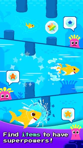 BabyShark 8BIT:Finding Friends ဖန်သားပြင်ဓာတ်ပုံ 3