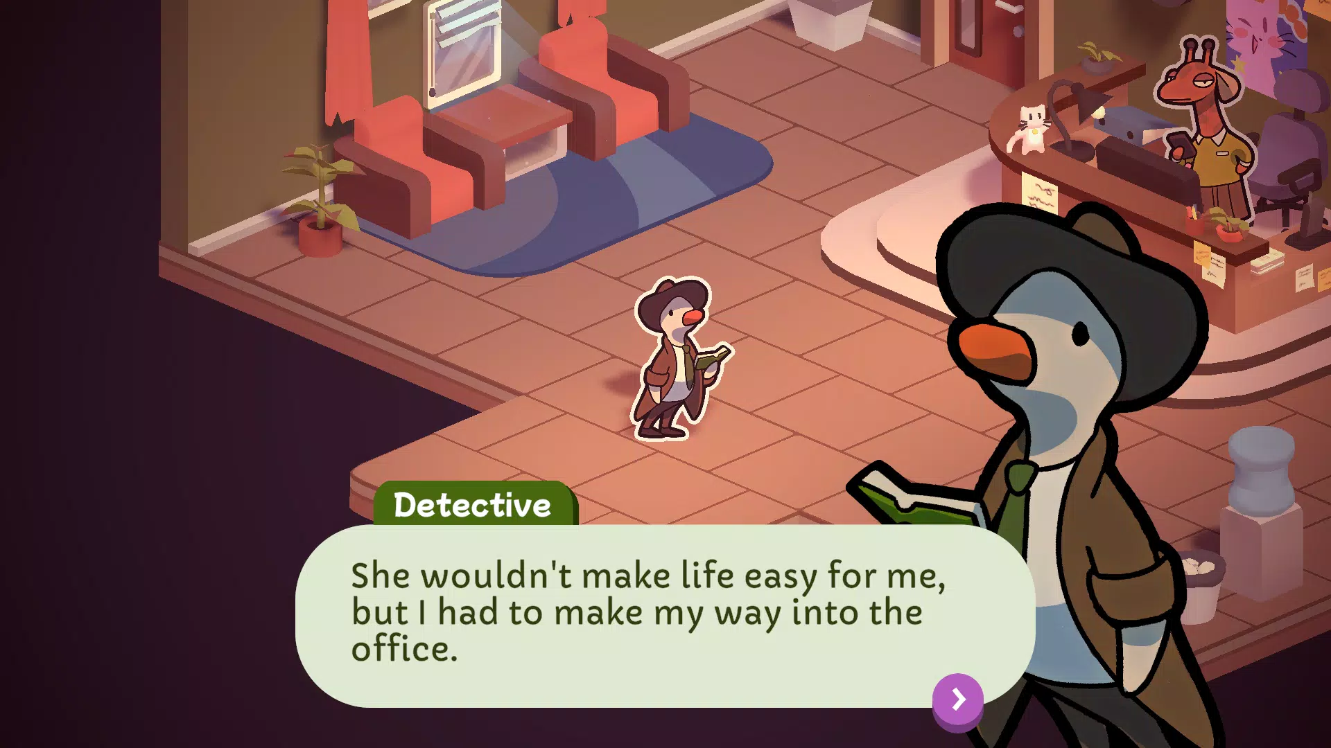 Duck Detective: Secret Salami Zrzut ekranu 0