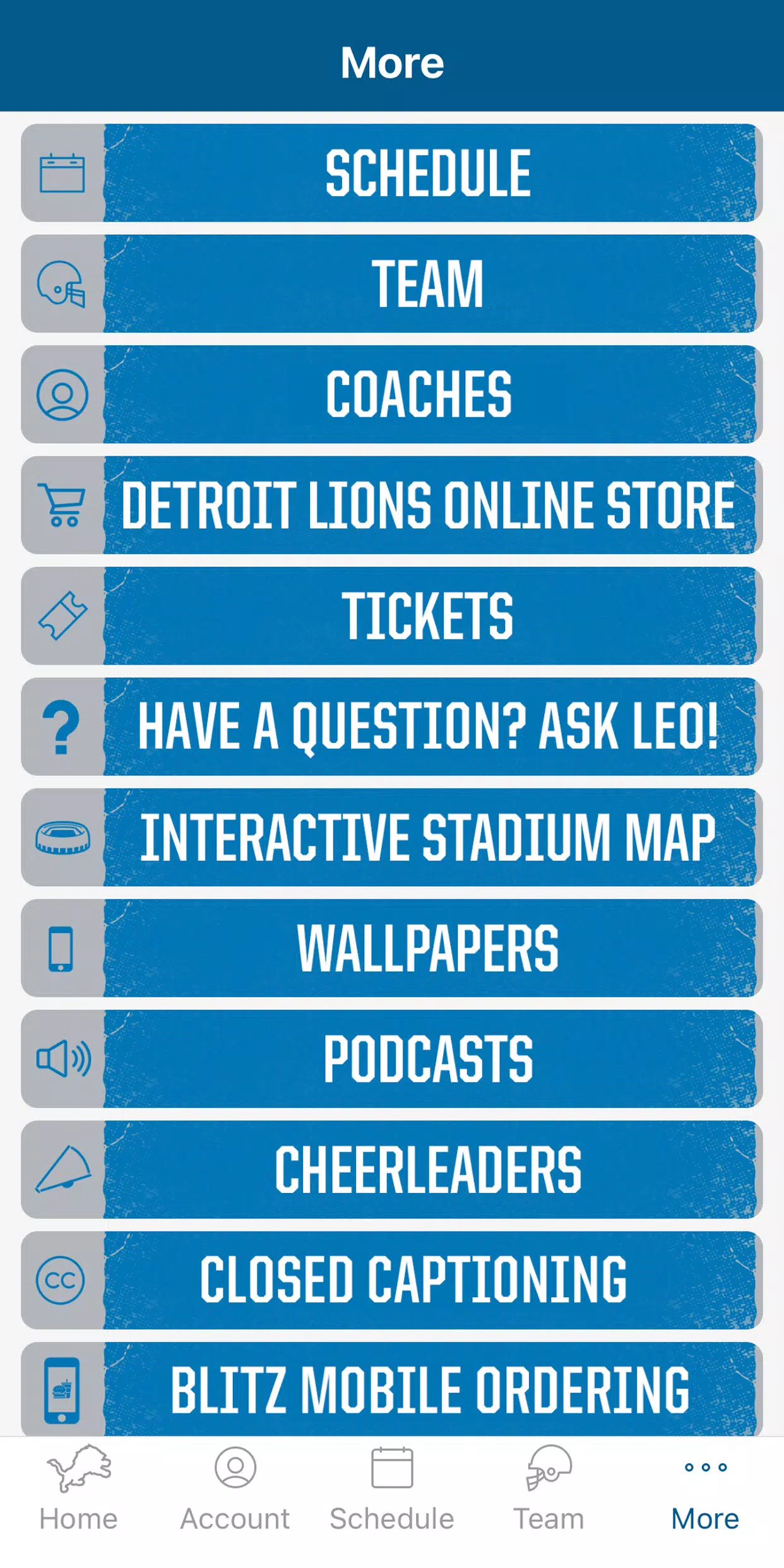 Detroit Lions Mobile Captura de tela 2