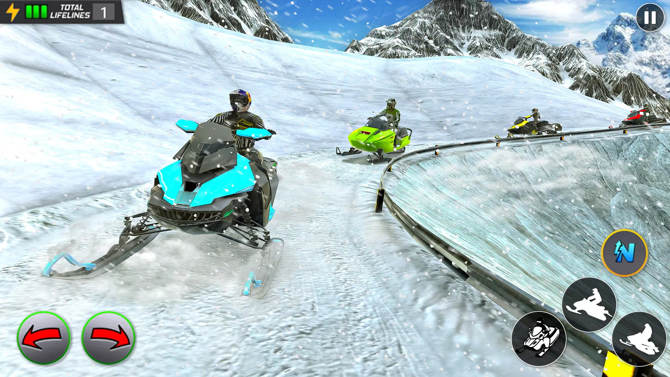 Schermata Crazy Skills Snowcross Games 2