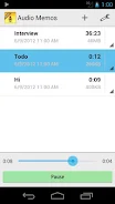 Audio Memos Free スクリーンショット 1