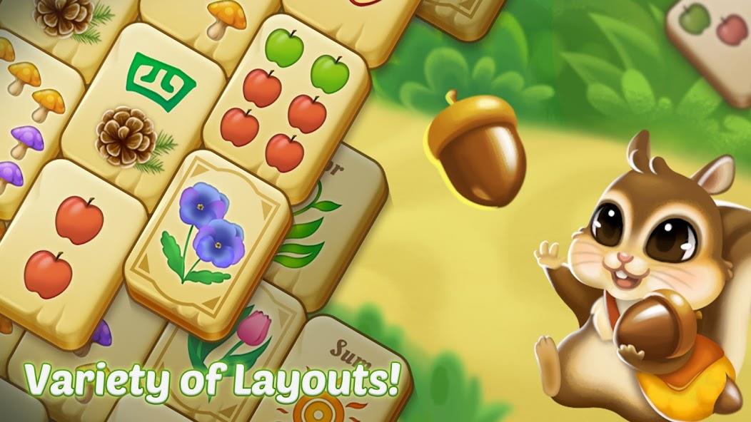 Mahjong Forest Puzzle Mod Zrzut ekranu 2