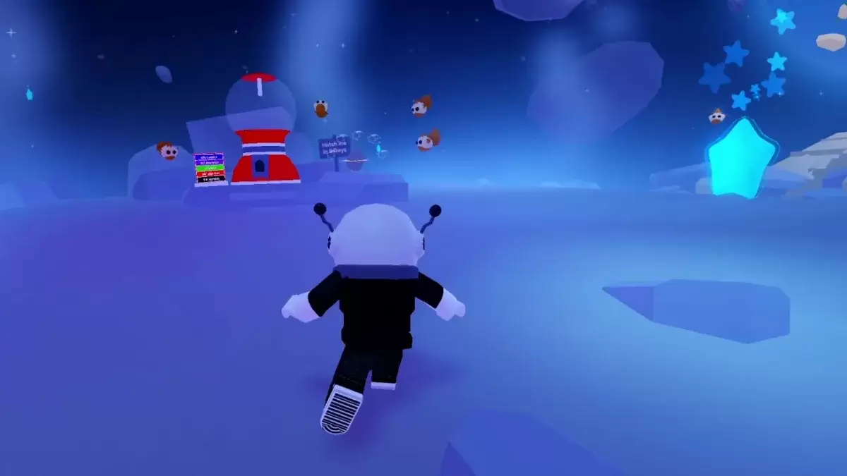 Roblox Gameplay သည်သေနတ်ပစ်ကြယ်များနှင့်တော်ဝင်လဥနှင့်အနီးရှိ Gumball စက်ကိုပြခြင်း