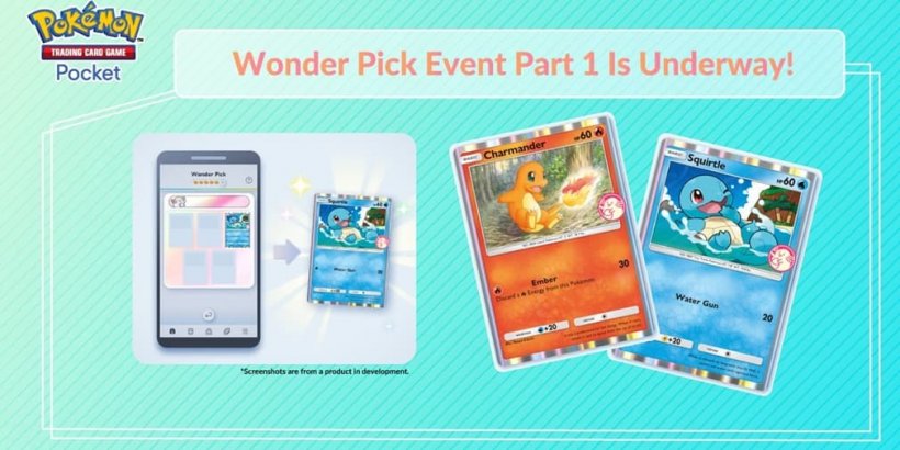 Pokémon TCG, Charmander 및 Squirtle과 함께 한정판 이벤트 시작