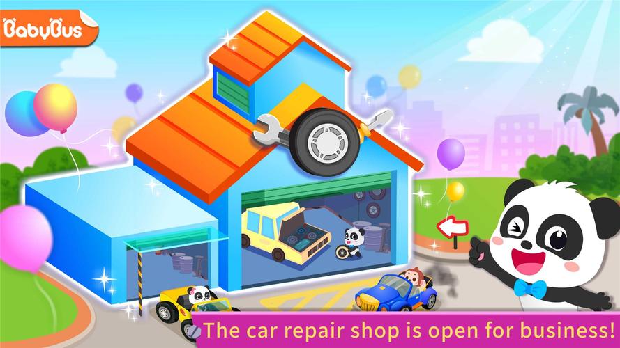 Little Panda's Car Repair Screenshot 0