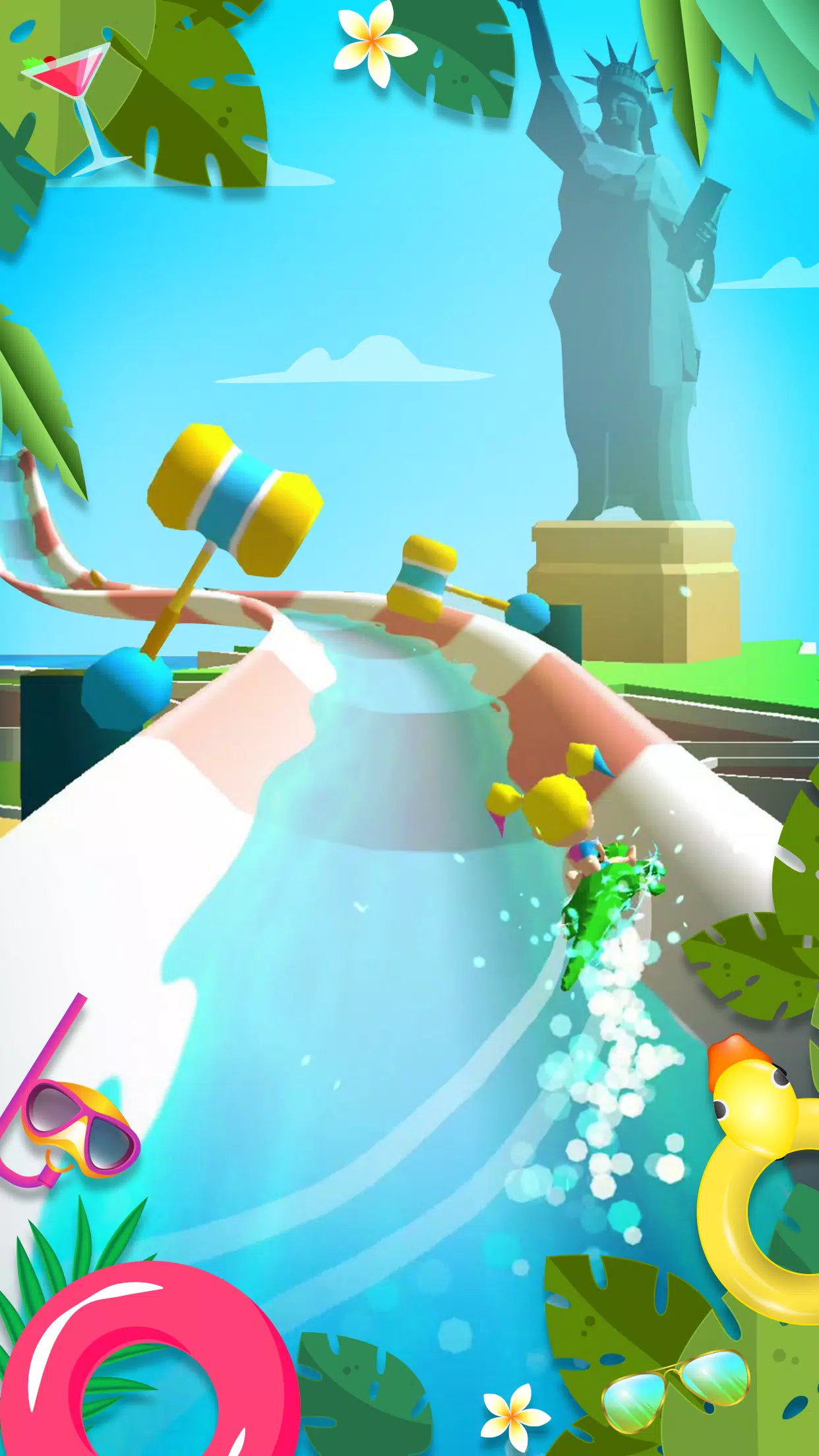 Waterpark: Slide Race Скриншот 1