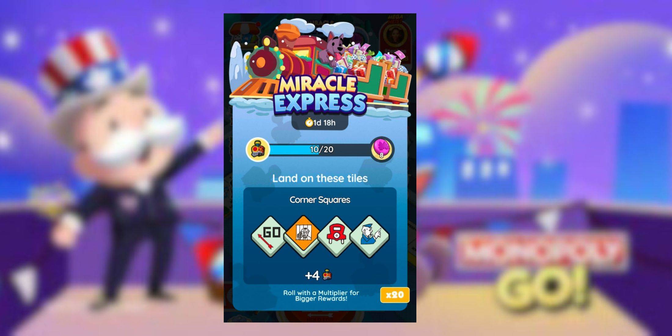 Monopoly GO: Miracle Express Rewards And Milestones