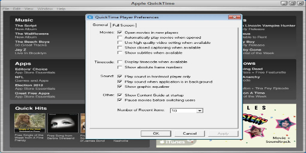 QuickTime Captura de tela 2