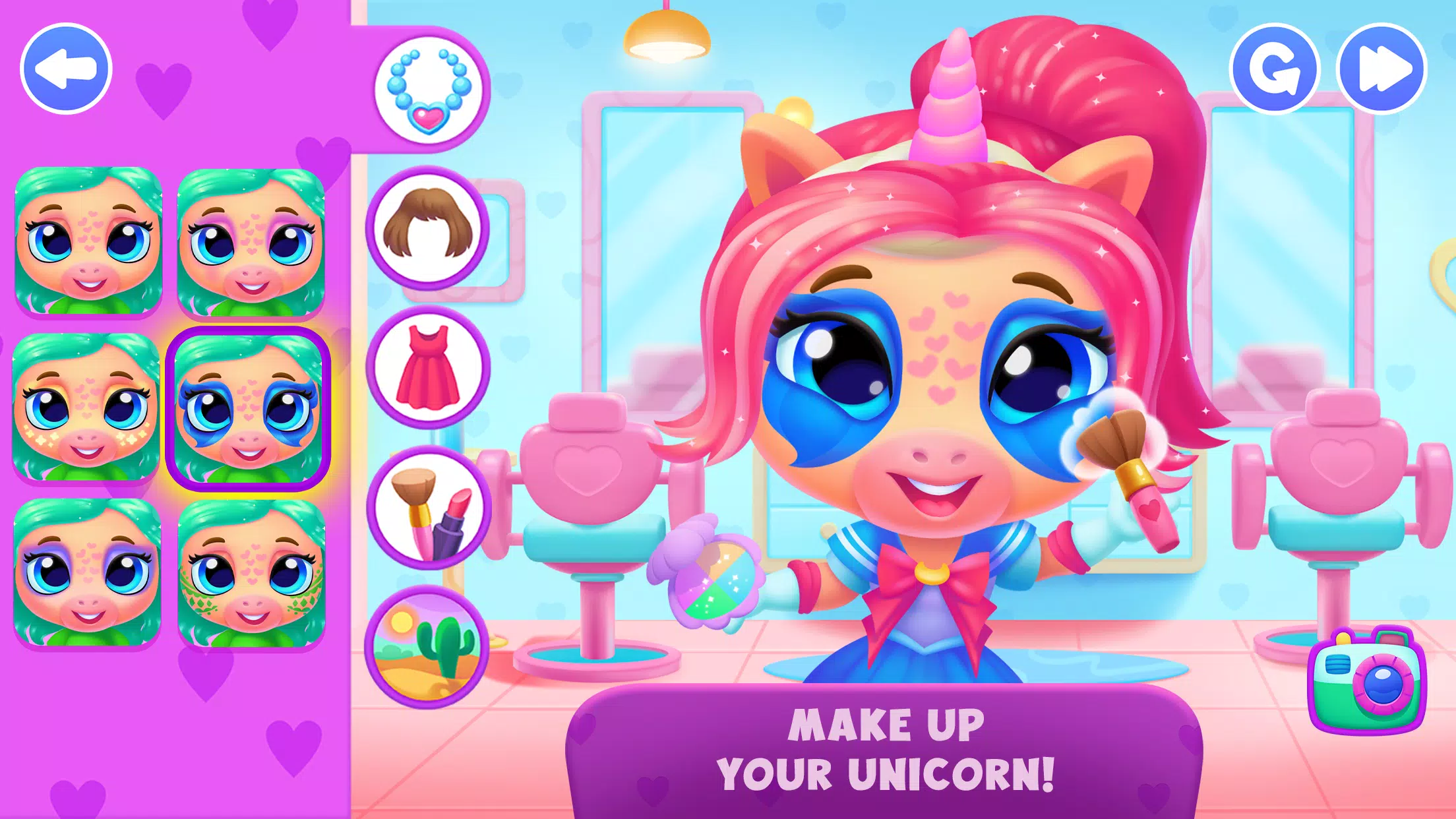 Unicorn Dress up games kids Screenshot 3