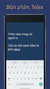 Telex Keyboard - gõ tiếng Việt Screenshot 0