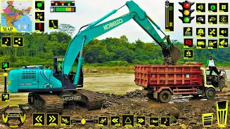 Road Construction Jcb games 3D Tangkapan skrin 1