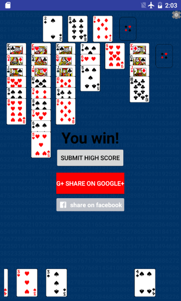 Solitaire 3.14 Screenshot 2