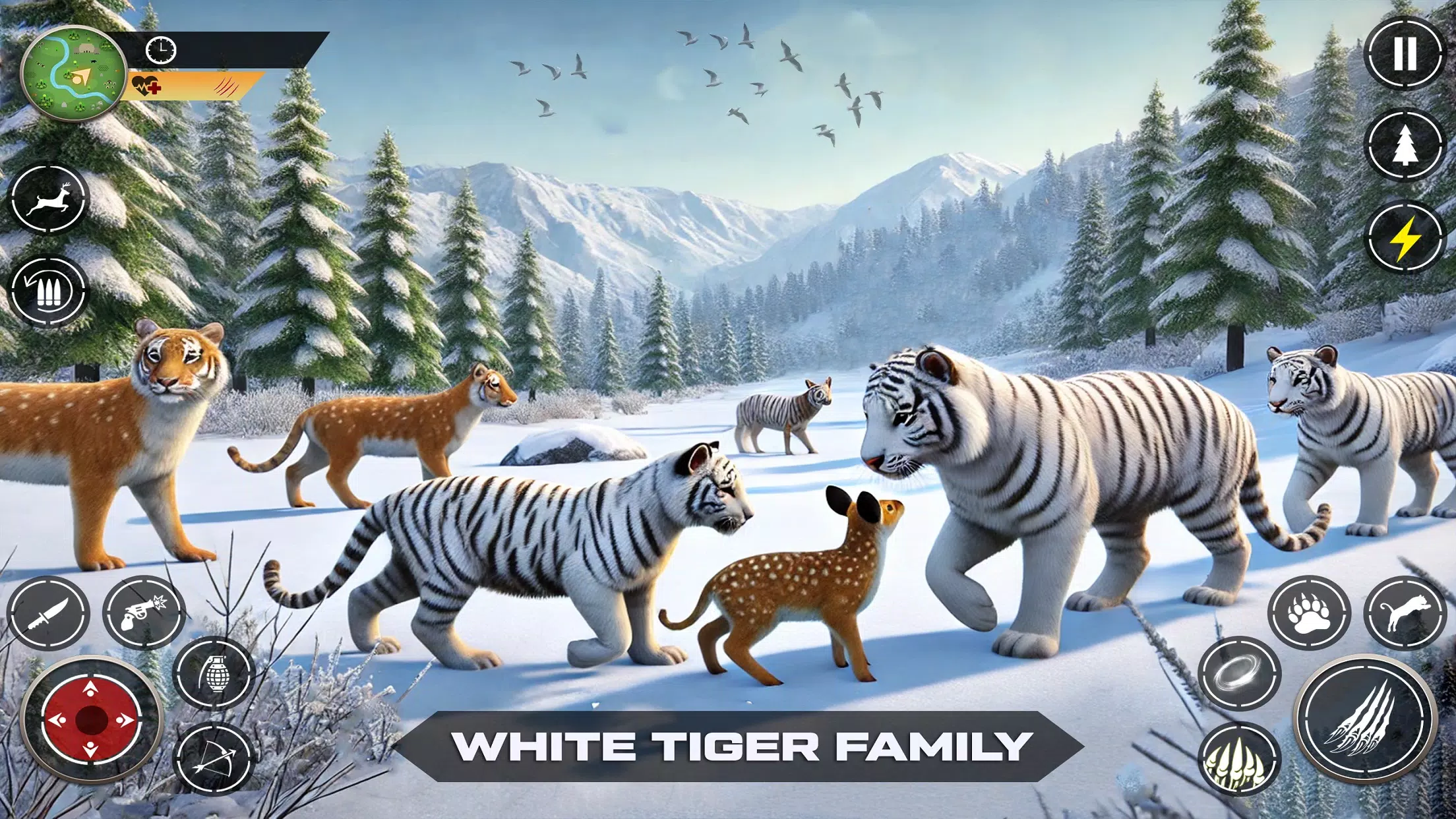 Snow Tiger Family Simulator 3D Captura de pantalla 3
