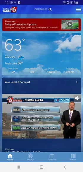 WPSD Radar ဖန်သားပြင်ဓာတ်ပုံ 0