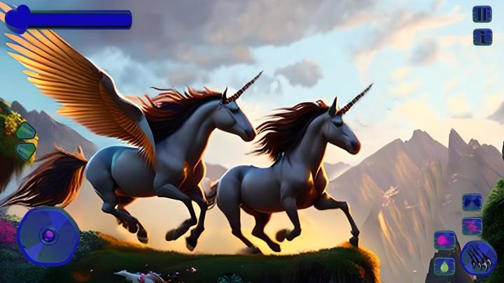 Magic Flying Unicorn Pony Game 스크린샷 0