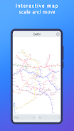 Schermata Delhi metro map 1