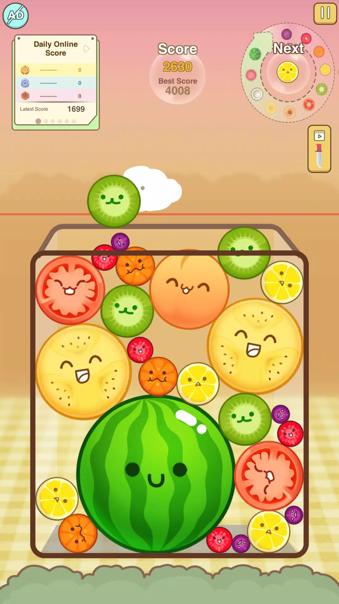 Watermelon Merge Game Ảnh chụp màn hình 0