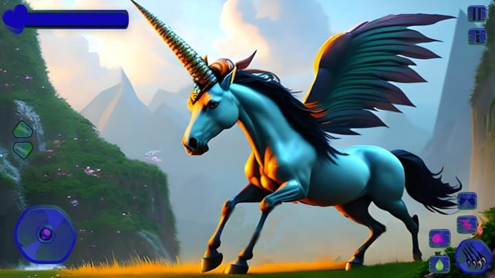 Magic Flying Unicorn Pony Game 스크린샷 1