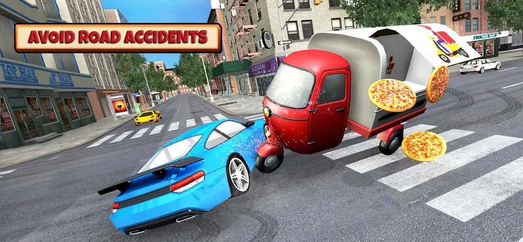 Fast Food Delivery Bike Game Скриншот 3