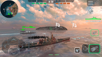 Warships Universe Naval Battle Ảnh chụp màn hình 3