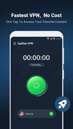 SailfishVPN - Fast, Secure VPN स्क्रीनशॉट 2