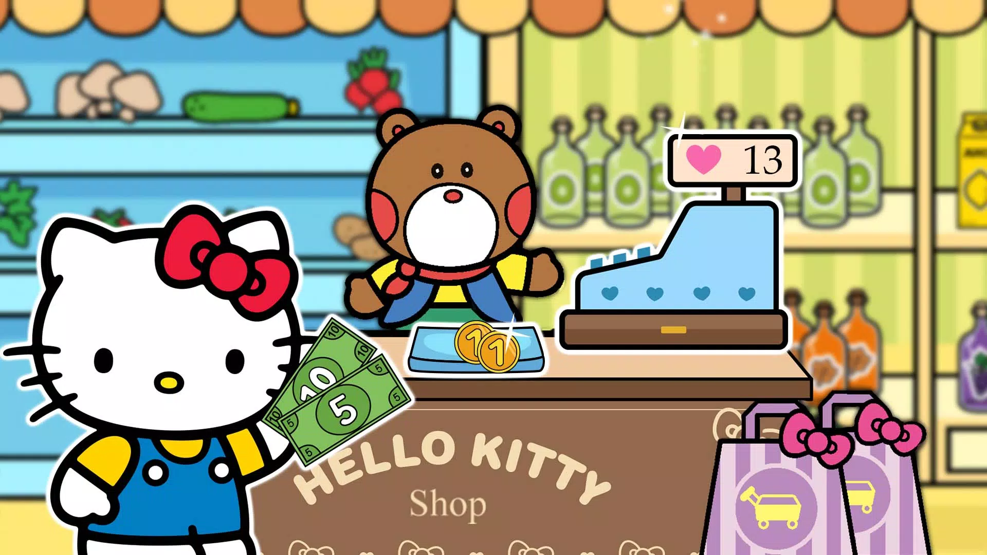 Hello Kitty: Kids Supermarket Ekran Görüntüsü 2