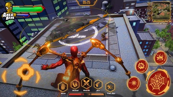 Iron Super Hero - Spider Games Captura de tela 2