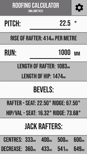 Roofing Calculator स्क्रीनशॉट 1