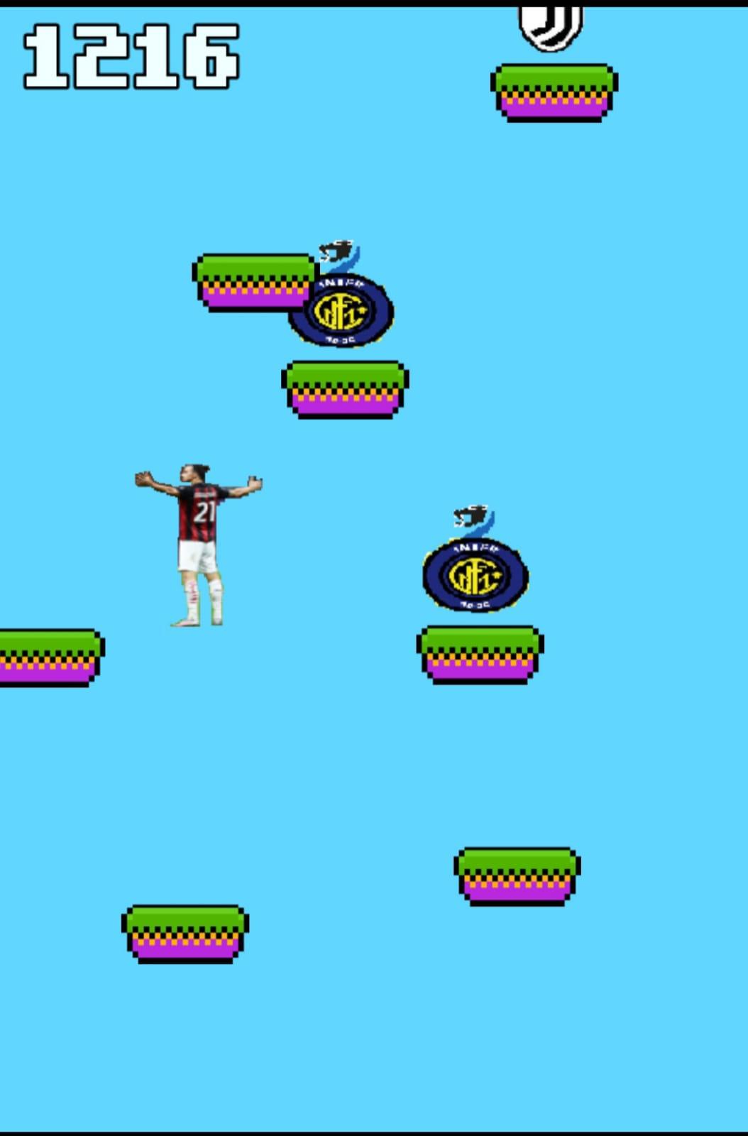 Doodle Zlatan Ibrahimovic Jump Captura de pantalla 3