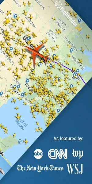 Flightradar24 フライトトラッカー スクリーンショット 1