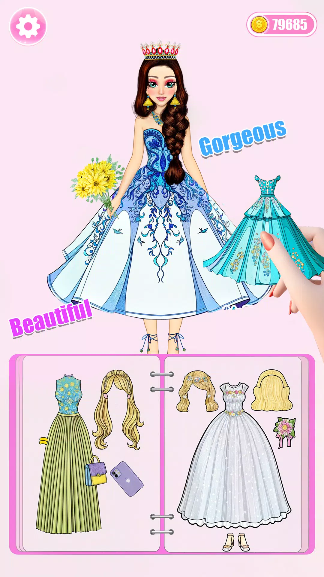 Paper Doll: Dress Up DIY Game Captura de pantalla 3