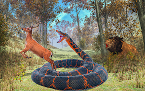 Venom Anaconda Cobra Snake 3D Capture d'écran 3