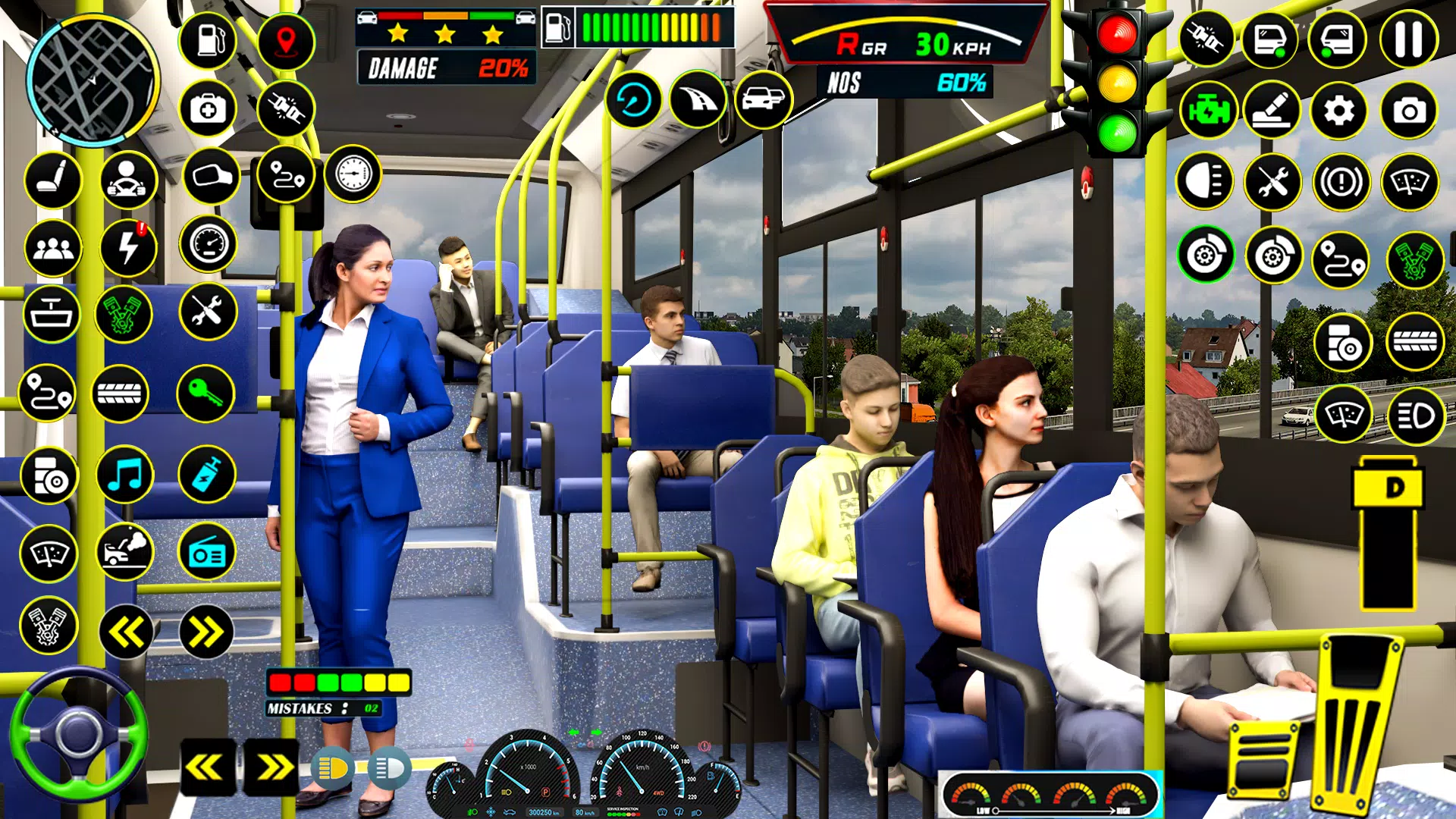 Bus Games City Bus Simulator スクリーンショット 1