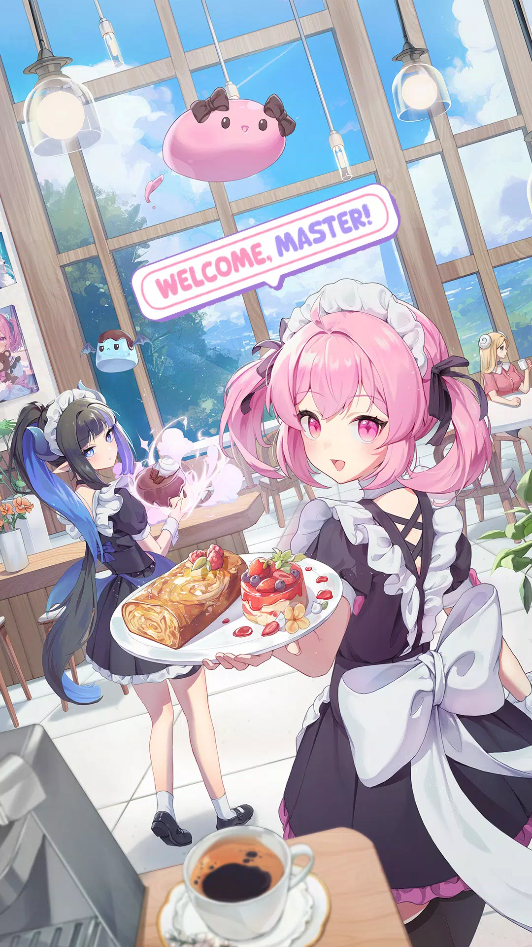 Merge Maid Cafe - Isekai Story Screenshot 0