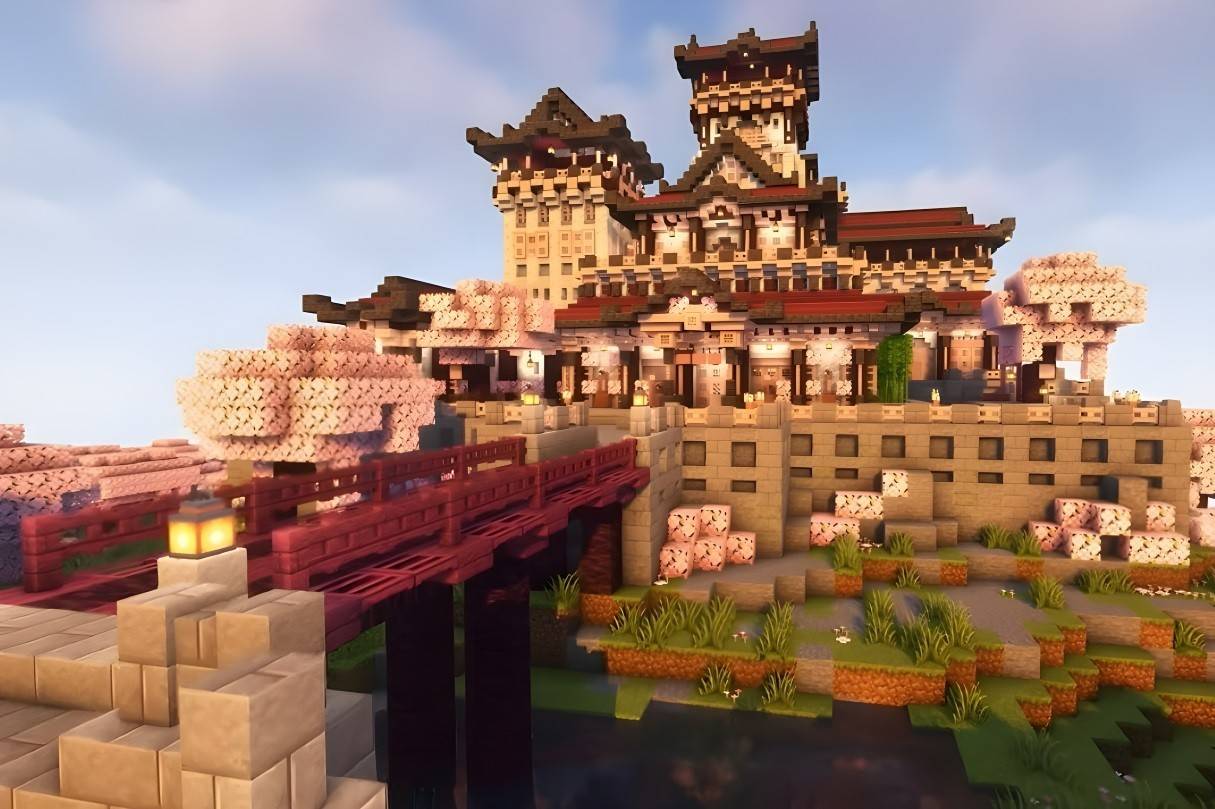 Traditional Japanese castle