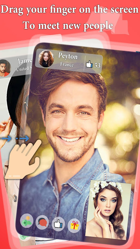 LightC - Meet People via video chat for free 스크린샷 1