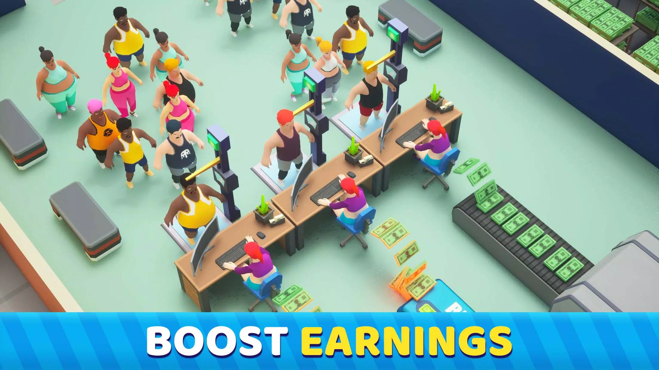 Fitness Club Tycoon应用截图第1张