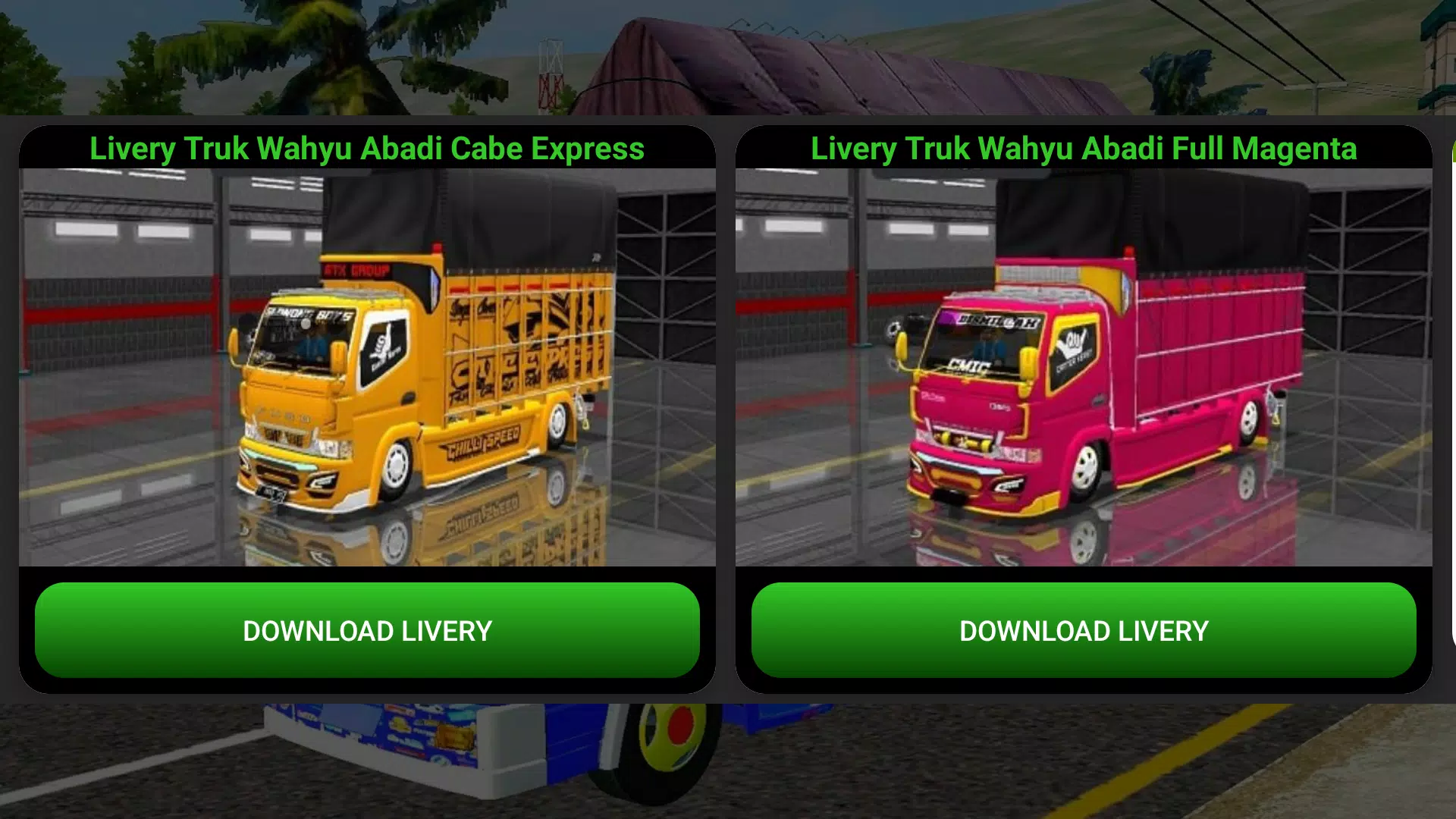 Mod Truck Wahyu Abadi Bussid Ekran Görüntüsü 3
